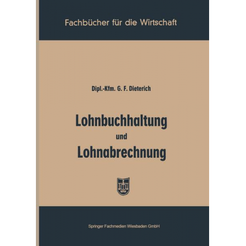 Georg Friedrich Dieterich - Lohnbuchhaltung und Lohnabrechnung