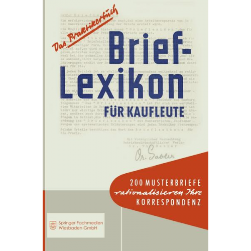 Betriebswirtschafts-Magazin - Brief-Lexikon für Kaufleute