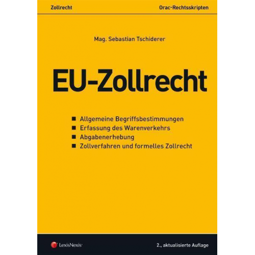 Sebastian Tschiderer - EU-Zollrecht