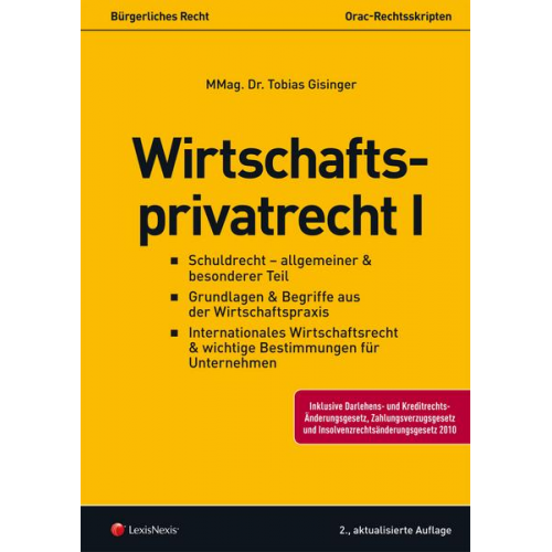 Tobias Gisinger - Wirtschaftsprivatrecht I