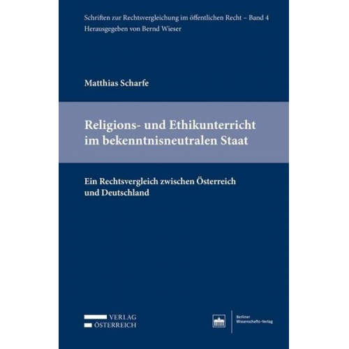 Matthias Scharfe - Religions- und Ethikunterricht im bekenntnisneutralen Staat