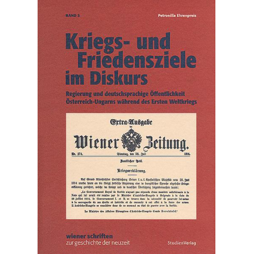 Petronilla Ehrenpreis - Kriegs- und Friedensziele im Diskurs