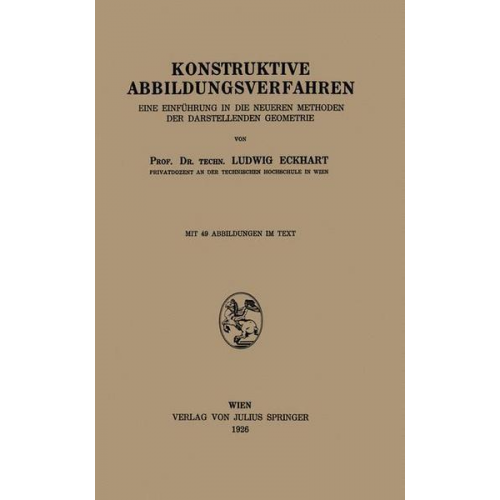 Ludwig Eckhart - Konstruktive Abbildungsverfahren