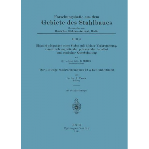 A. Mettler & A. Thoms - Biegeschwingungen eines Stabes mit kleiner Vorkrümmung, exzentrisch angreifender pulsierender Axiallast und statischer Querbelastung