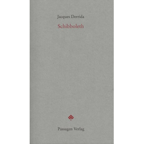 Jacques Derrida - Schibboleth