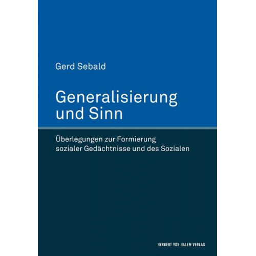 Gerd Sebald - Generalisierung und Sinn