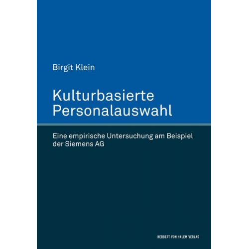 Birgit Klein - Kulturbasierte Personalauswahl