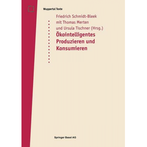 Öko-intelligentes Produzieren und Konsumieren