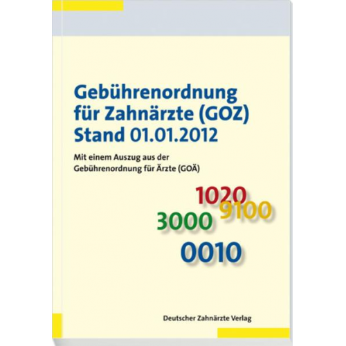 Gebührenordnung für Zahnärzte (GOZ)