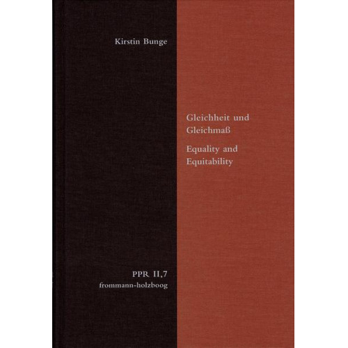 Kirstin Bunge - Gleichheit und Gleichmaß. Equality and Equitability