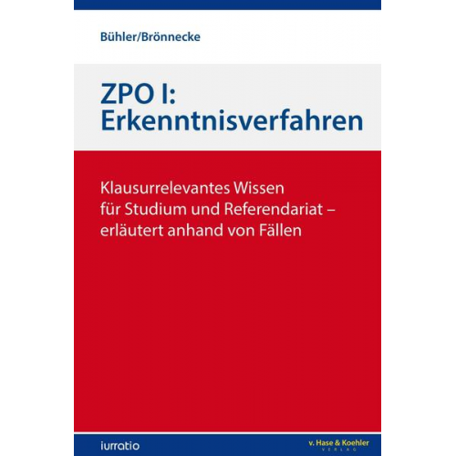 Jonas Bühler & Hendrik Brönnecke - ZPO I: Erkenntnisverfahren