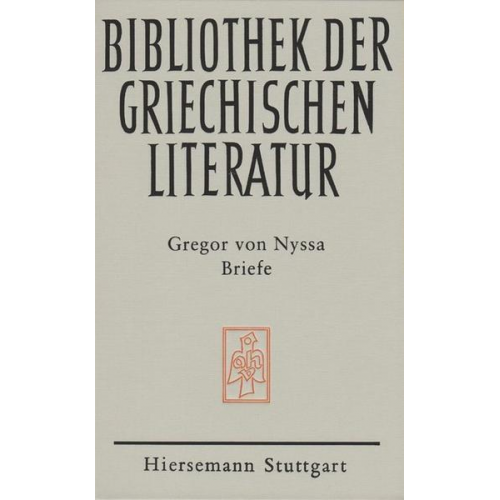 Gregor Nyssa - Briefe