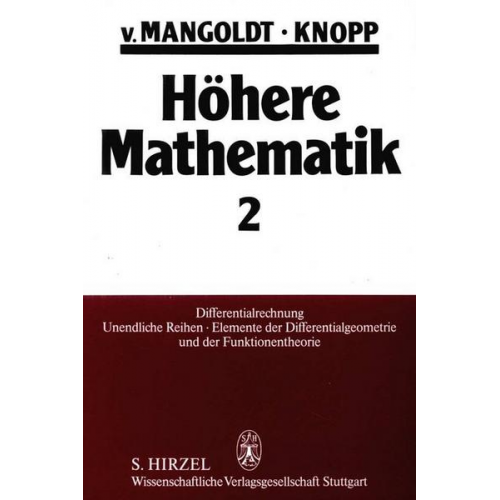 Hans Mangoldt & Konrad Knopp - Höhere Mathematik II