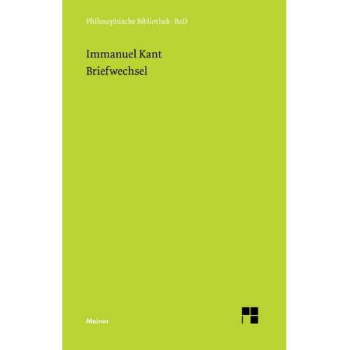 Immanuel Kant - Briefwechsel