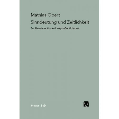 Mathias Obert - Sinndeutung und Zeitlichkeit