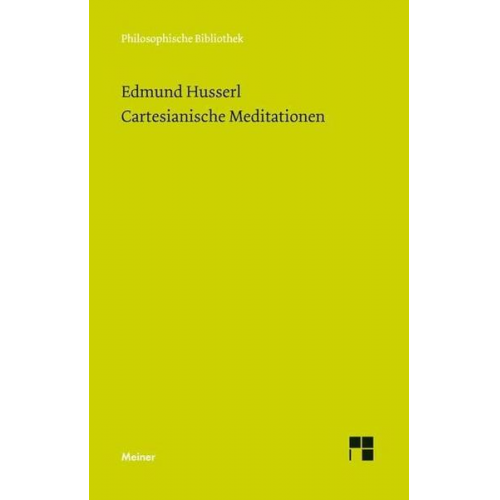 Edmund Husserl - Cartesianische Meditationen