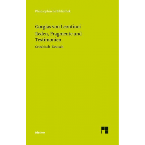 Gorgias Leontinoi - Reden, Fragmente und Testimonien