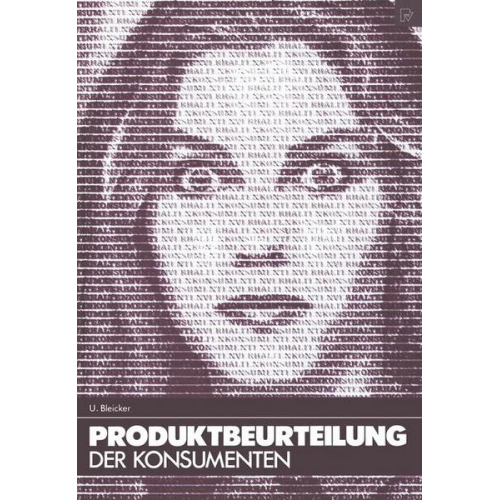 U. Bleicker - Produktbeurteilung der Konsumenten