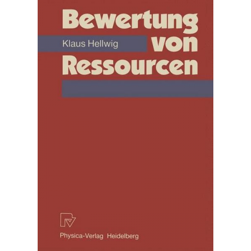 Klaus Hellwig - Bewertung von Ressourcen