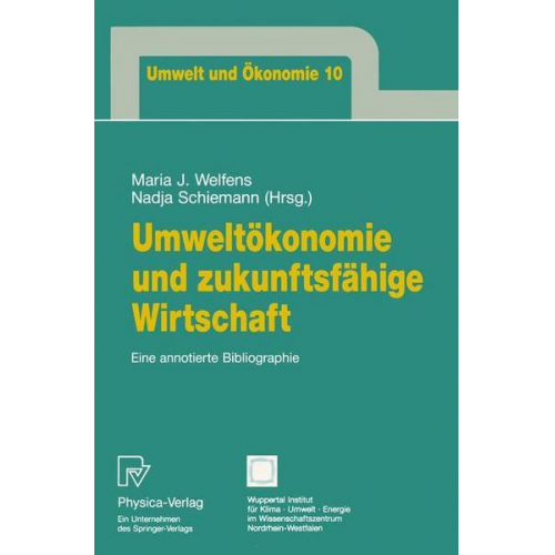 Umweltökonomie und zukunftsfähige Wirtschaft