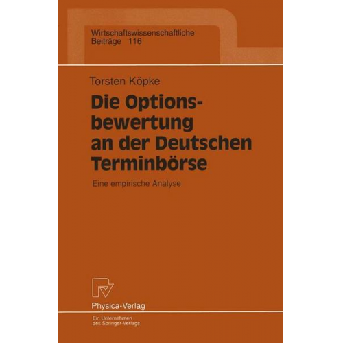 Torsten Köpke - Die Optionsbewertung an der Deutschen Terminbörse