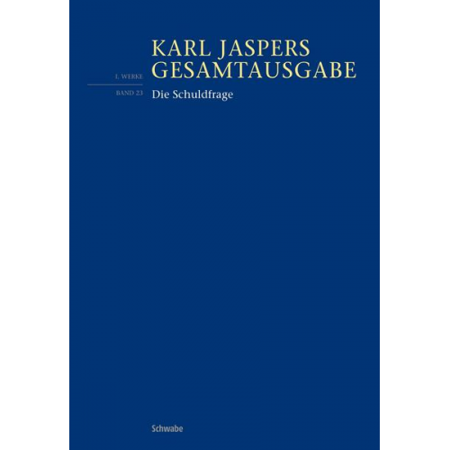 Karl Jaspers - Die Schuldfrage