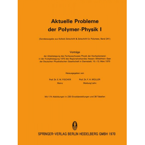 Aktuelle Probleme der Polymer-Physik I