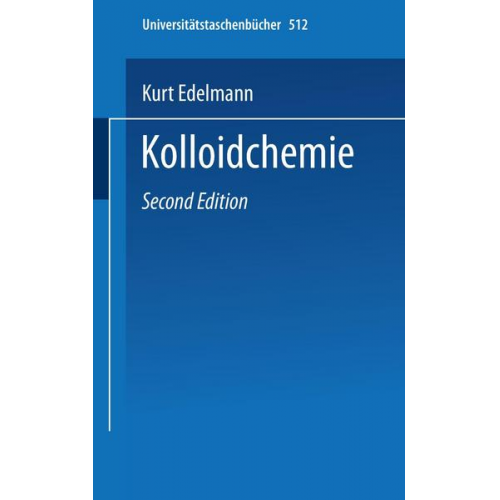 K. Edelmann - Kolloidchemie