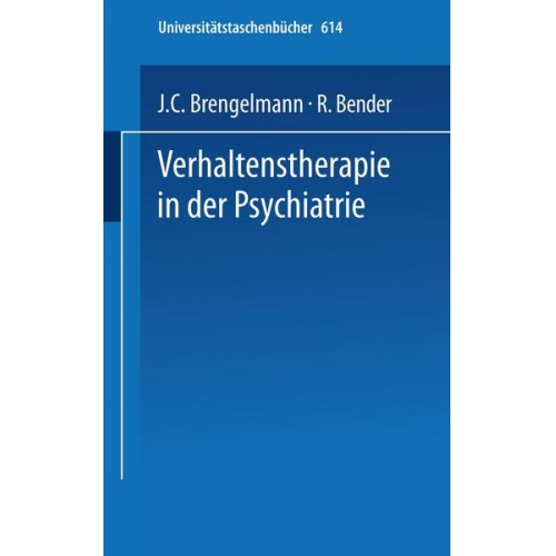 Verhaltenstherapie in der Psychiatrie