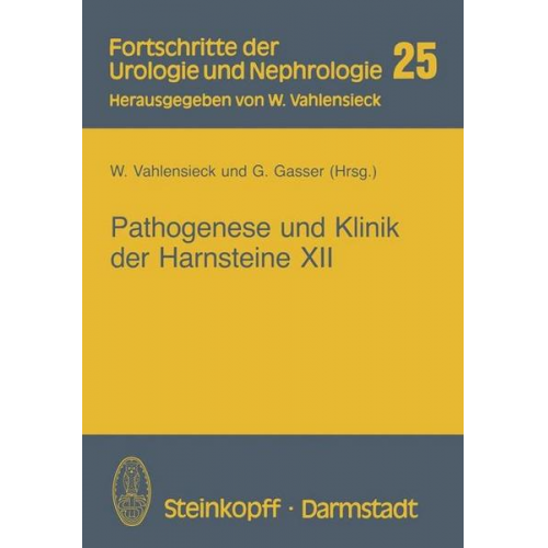 Pathogenese und Klinik der Harnsteine XII