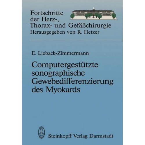 Evelin Lieback-Zimmermann - Computergestützte sonographische Gewebedifferenzierung des Myokards