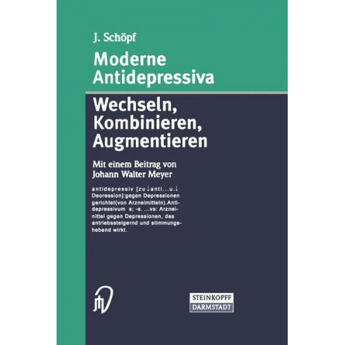 J. Schöpf - Moderne Antidepressiva