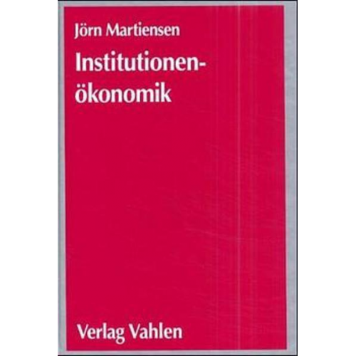 Jörn Martiensen - Institutionenökonomik