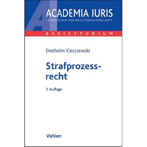 Diethelm Klesczewski - Strafprozessrecht