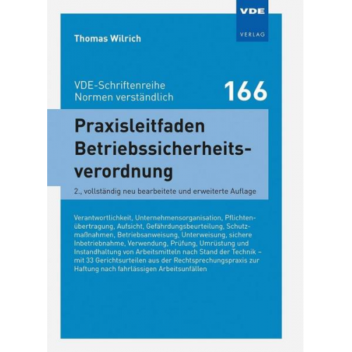 Thomas Wilrich - Praxisleitfaden Betriebssicherheitsverordnung
