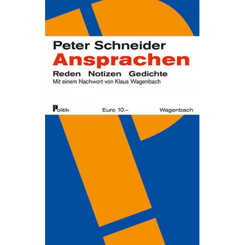 Peter Schneider - Ansprachen