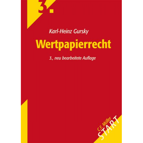 Karl-Heinz Gursky - Wertpapierrecht