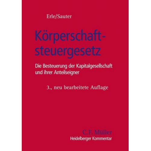 Torsten Altrichter-Herzberg & Gerrit Adrian & Frank Balmes & Birgitt Lornsen-Veit & Gabriele Rautenstrauch - Körperschaftsteuergesetz