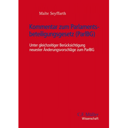 Malte Seyffarth - Kommentar zum Parlamentsbeteiligungsgesetz (ParlBG)