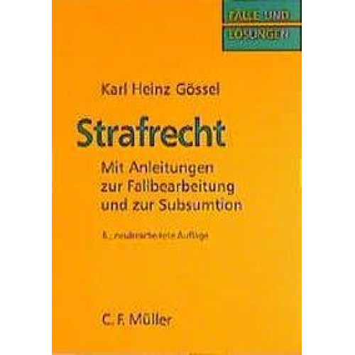 Karl Heinz Gössel - Strafrecht