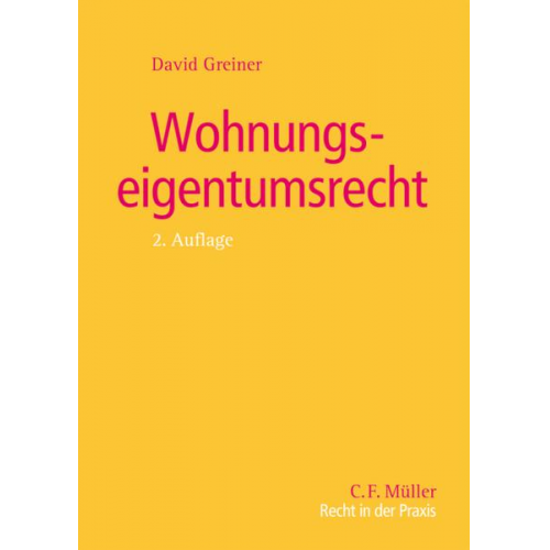 David Greiner - Wohnungseigentumsrecht