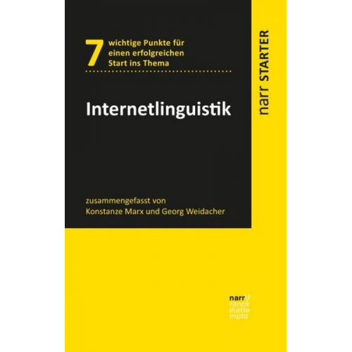 Konstanze Marx & Georg Weidacher - Internetlinguistik