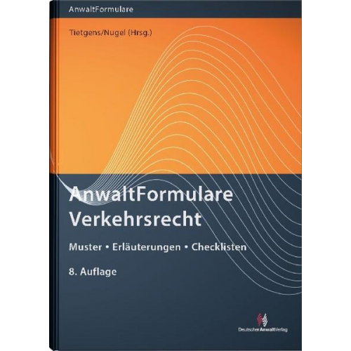 AnwaltFormulare Verkehrsrecht