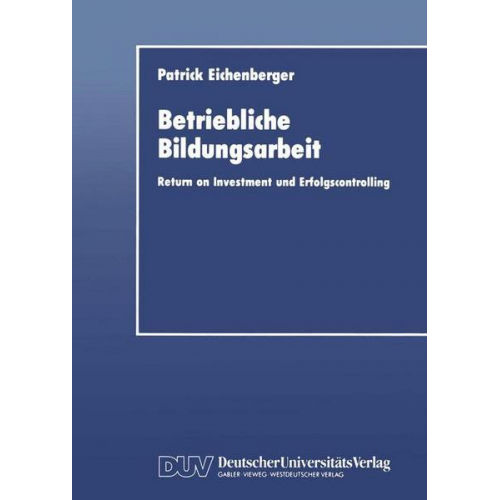 Patrick Eichenberger - Betriebliche Bildungsarbeit