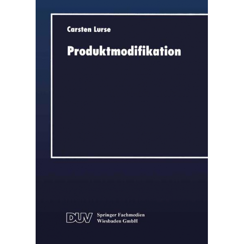 Carsten Lurse - Produktmodifikation