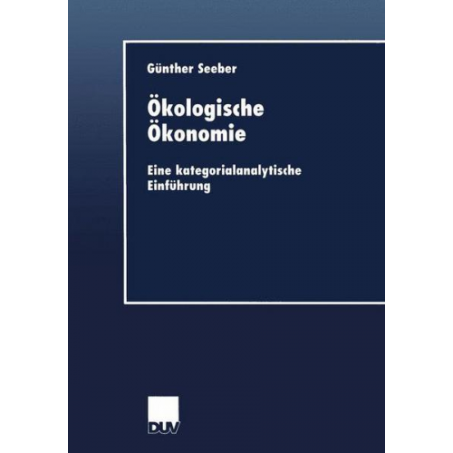 Günther Seeber - Ökologische Ökonomie