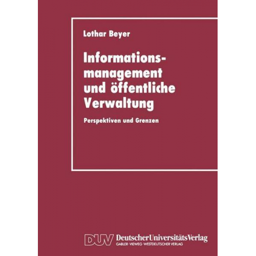 Lothar Beyer - Informationsmanagement und öffentliche Verwaltung