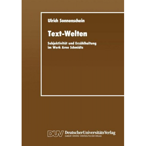 Ulrich Sonnenschein - Text-Welten