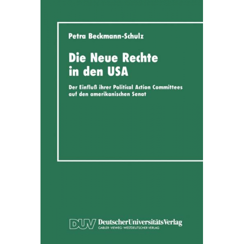 Petra Beckmann-Schulz - Die Neue Rechte in den USA