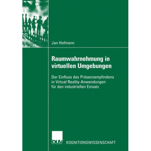 Jan Hofmann - Raumwahrnehmung in virtuellen Umgebungen